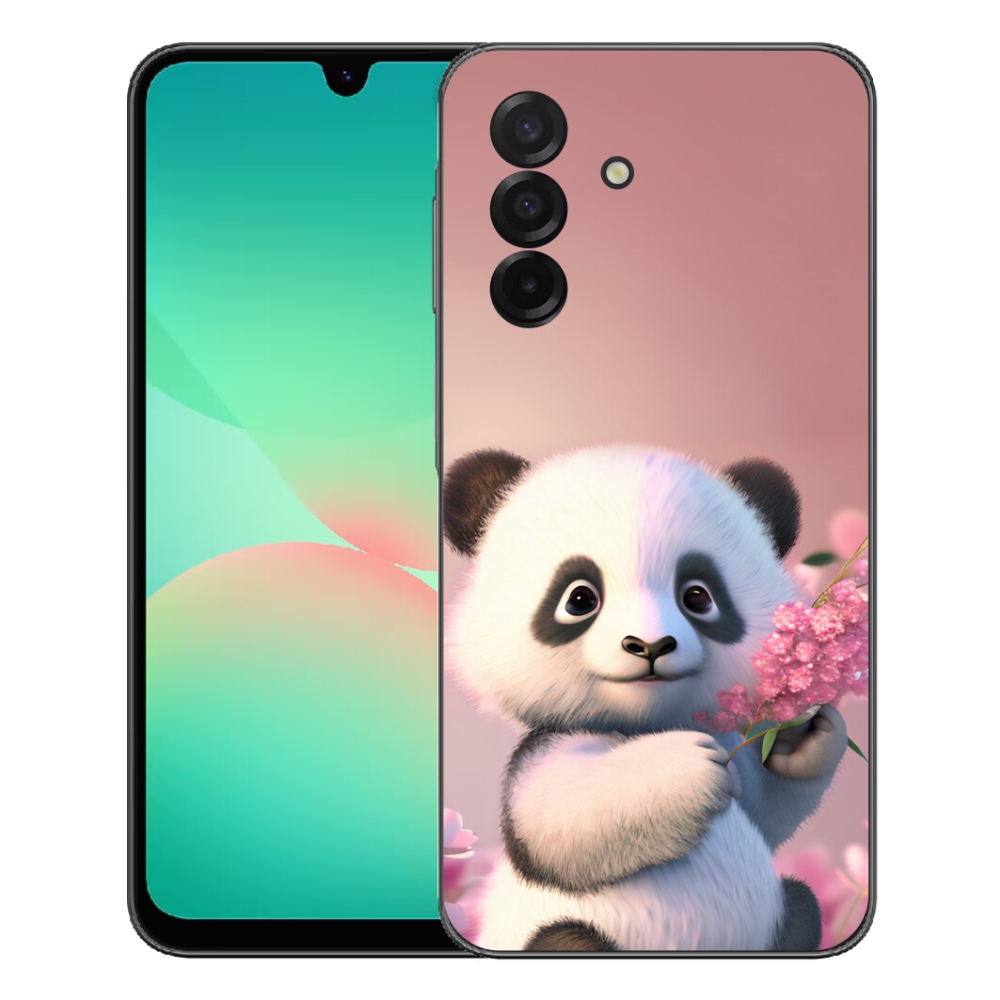 Gelový kryt mmCase na Samsung Galaxy A27 5G - roztomilá panda