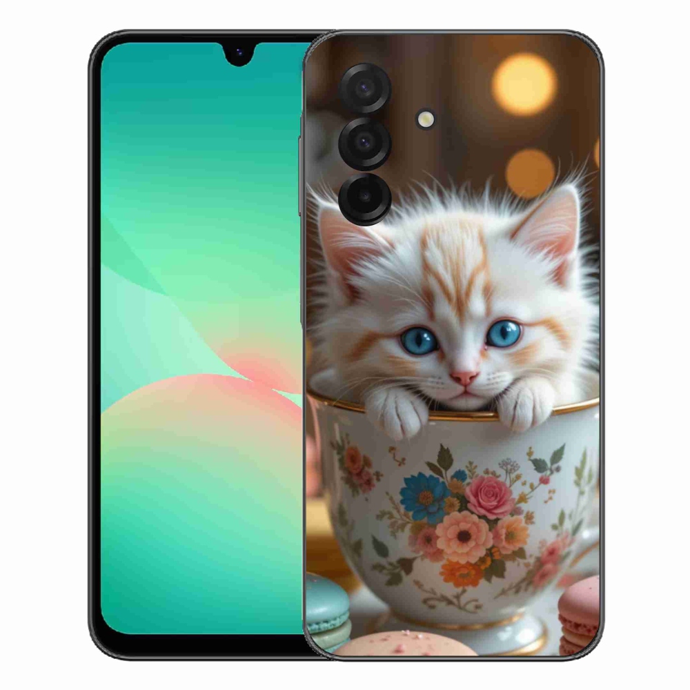 Gelový kryt mmCase na Samsung Galaxy A27 5G - roztomilé kotě 6