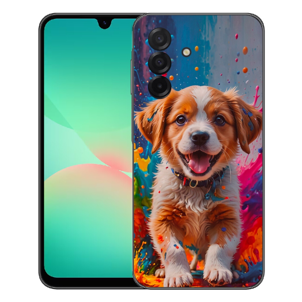 Gelový kryt mmCase na Samsung Galaxy A27 5G - roztomilé štěně 3