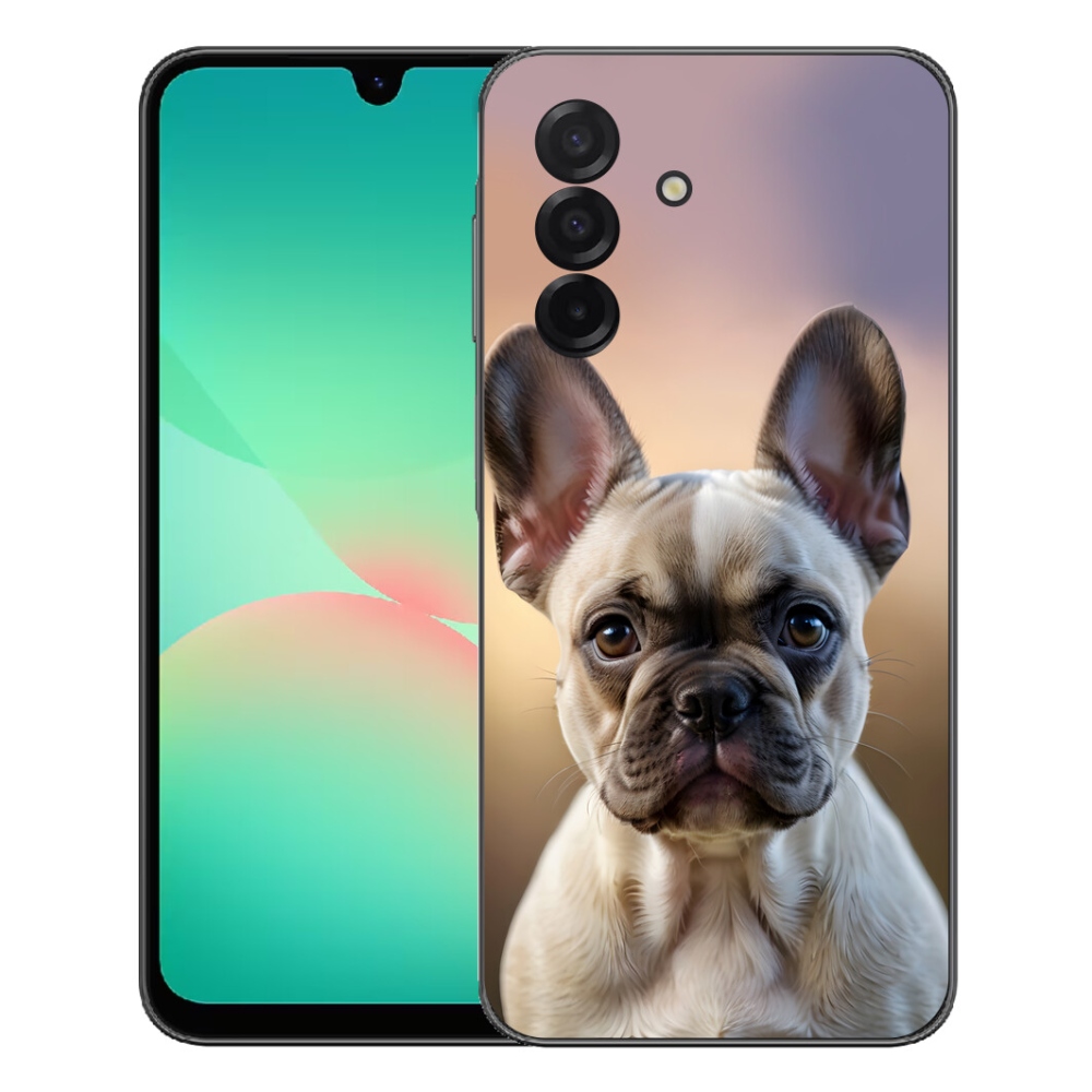 Gelový kryt mmCase na Samsung Galaxy A27 5G - roztomilý francouzský buldoček
