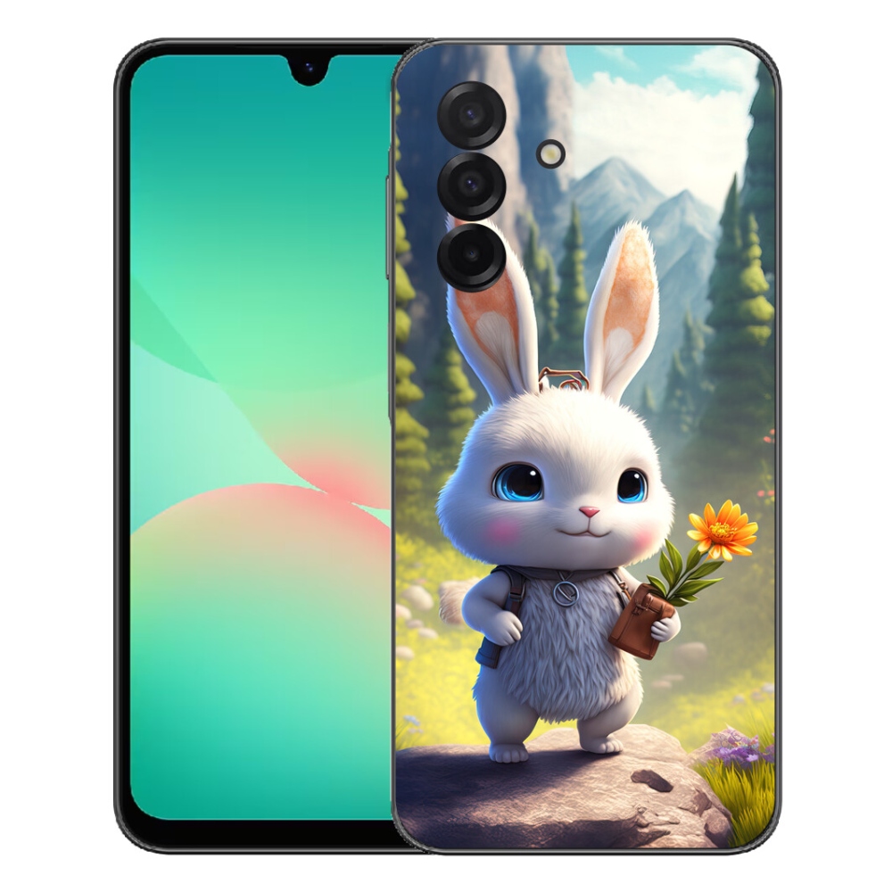 Gelový kryt mmCase na Samsung Galaxy A27 5G - roztomilý králíček