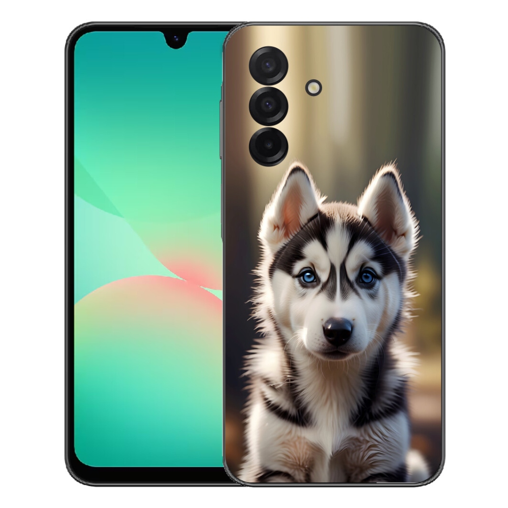Gelový kryt mmCase na Samsung Galaxy A27 5G - roztomilý sibiřský husky
