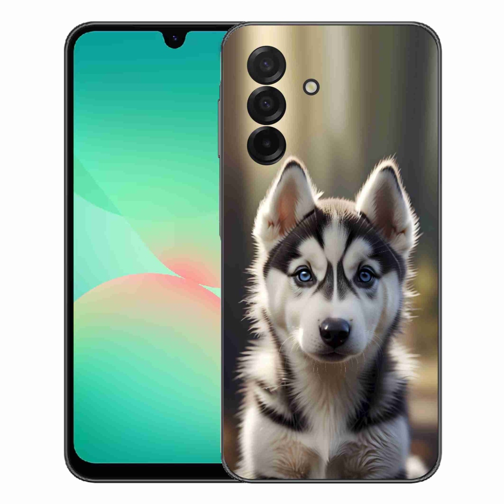 Gelový kryt mmCase na Samsung Galaxy A27 5G - roztomilý sibiřský husky