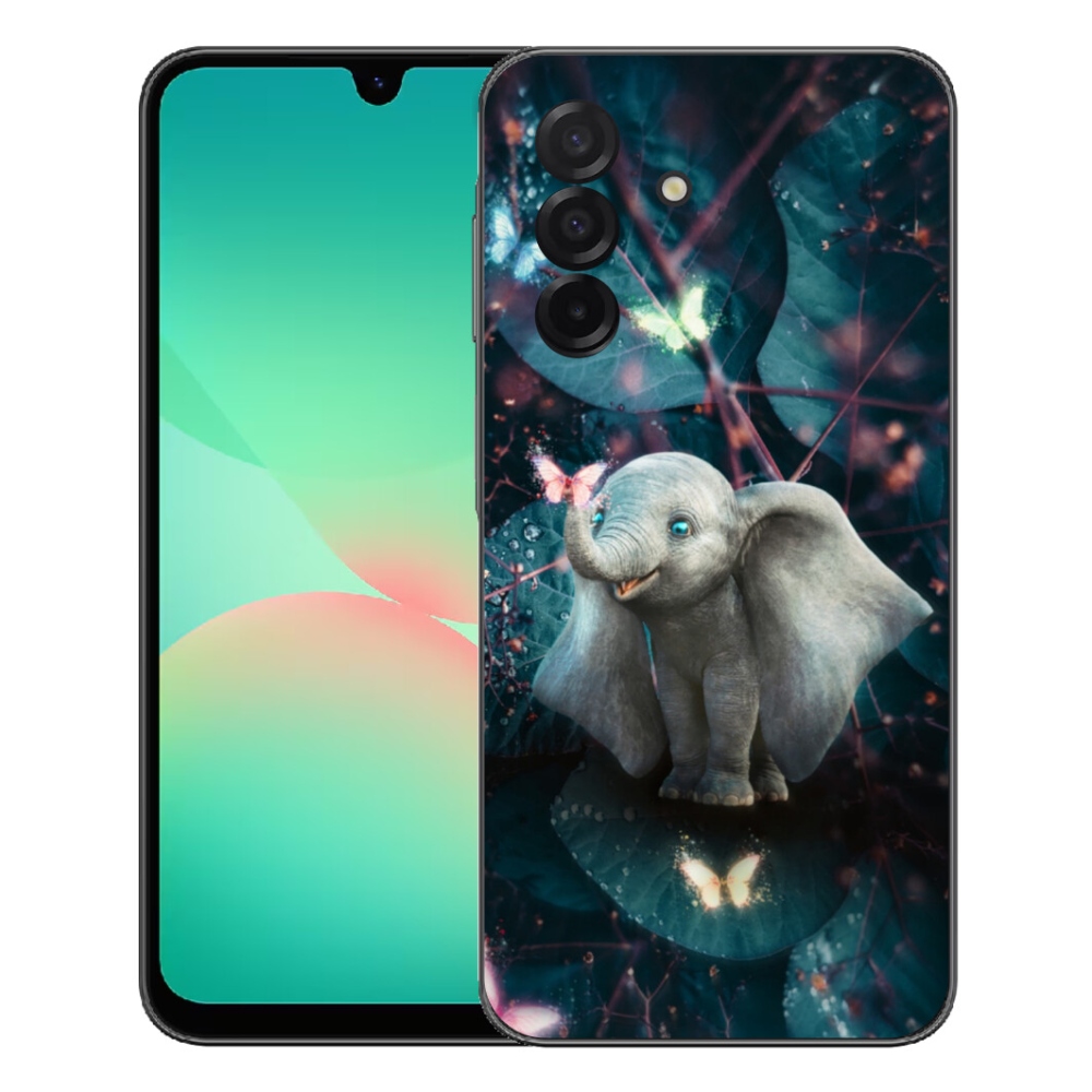 Gelový kryt mmCase na Samsung Galaxy A27 5G - roztomilý slon