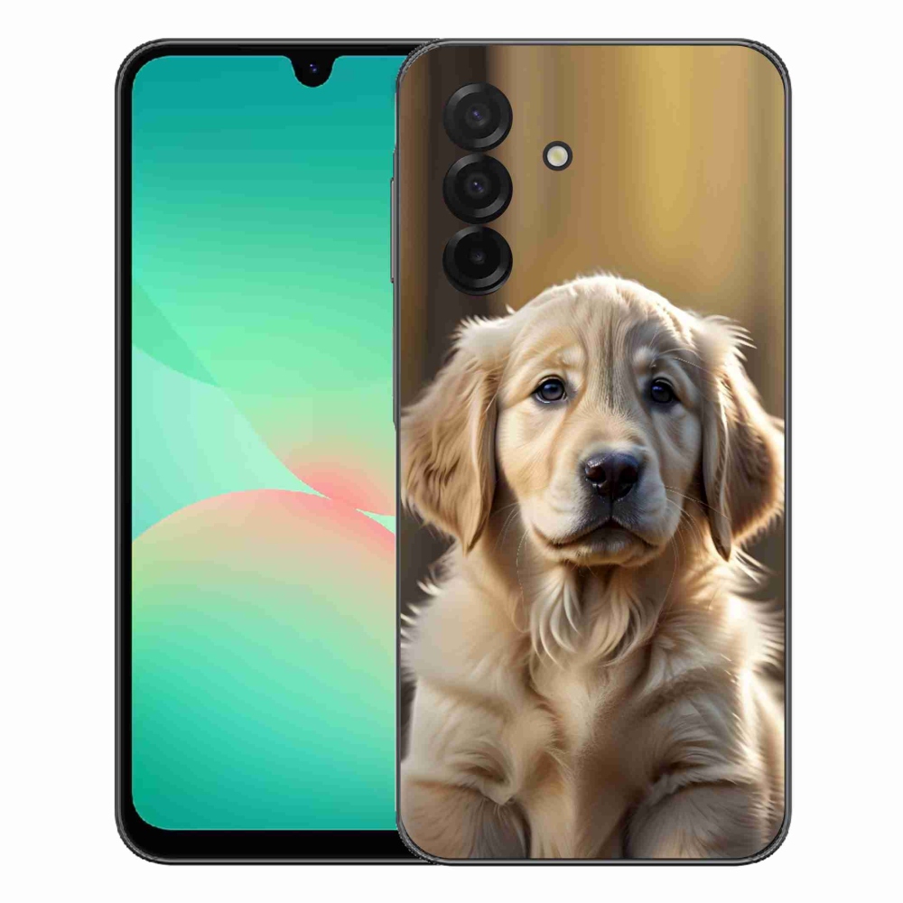 Gelový kryt mmCase na Samsung Galaxy A27 5G - roztomilý zlatý retrívr