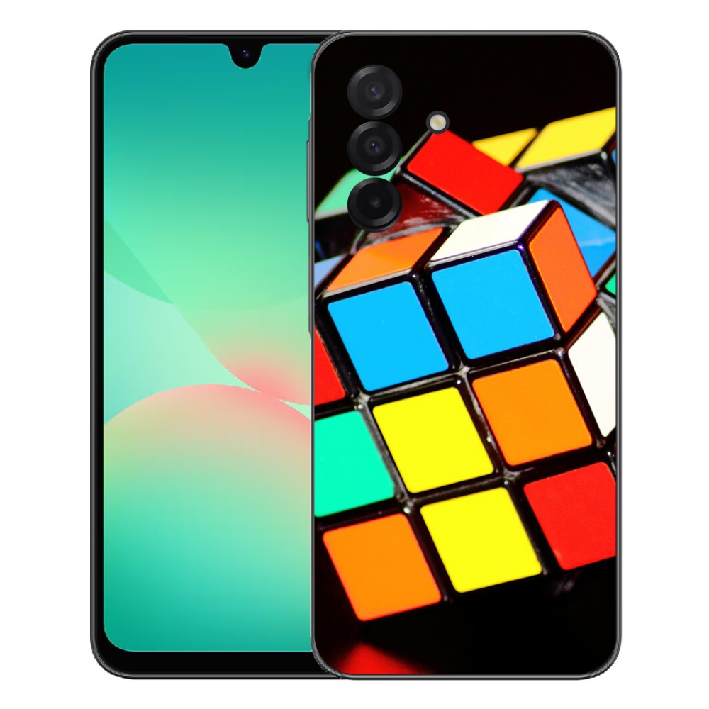 Gelový kryt mmCase na Samsung Galaxy A27 5G - rubikova kostka
