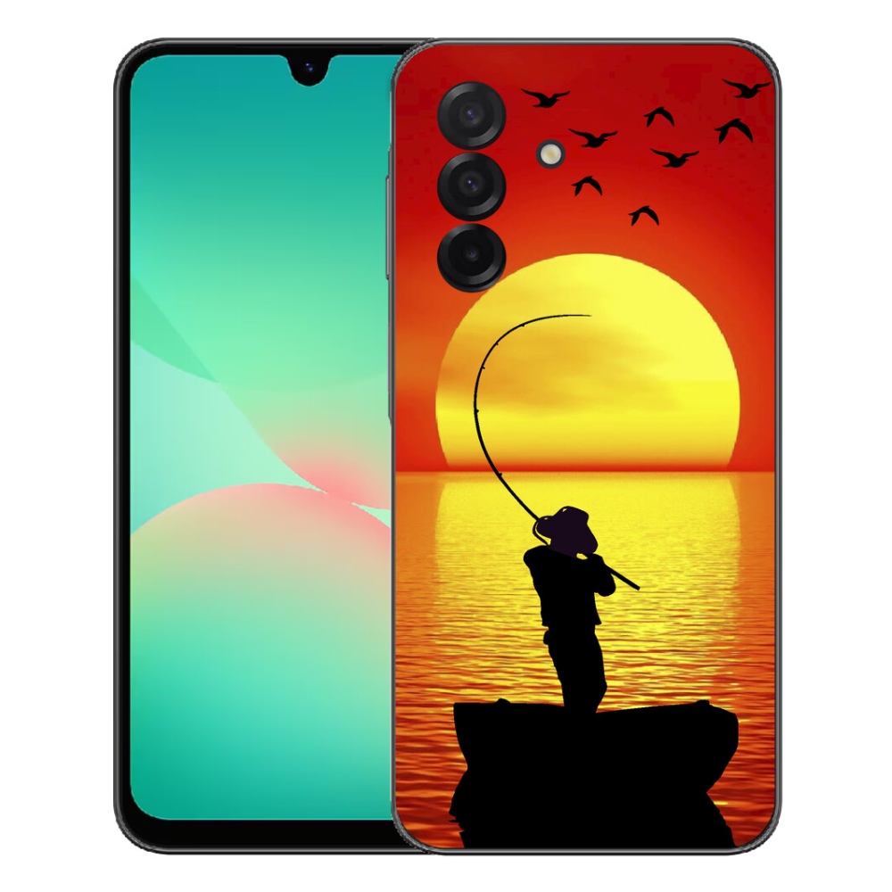 Gelový kryt mmCase na Samsung Galaxy A27 5G - rybaření