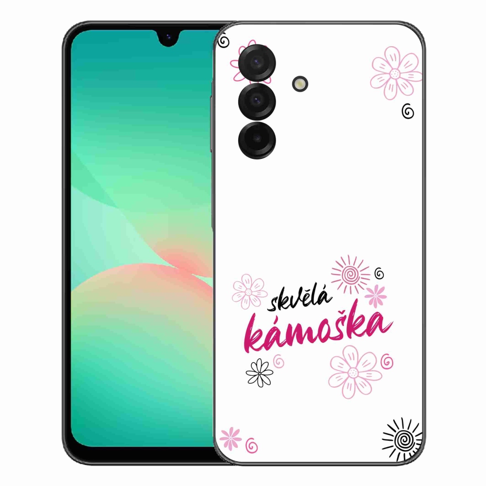 Gelový kryt mmCase na Samsung Galaxy A27 5G - skvělá kámoška bílé pozadí