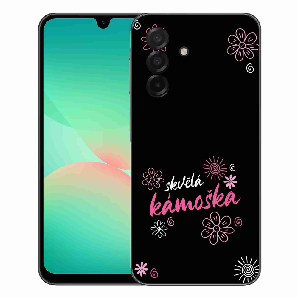 Gelový kryt mmCase na Samsung Galaxy A27 5G - skvělá kámoška černé pozadí