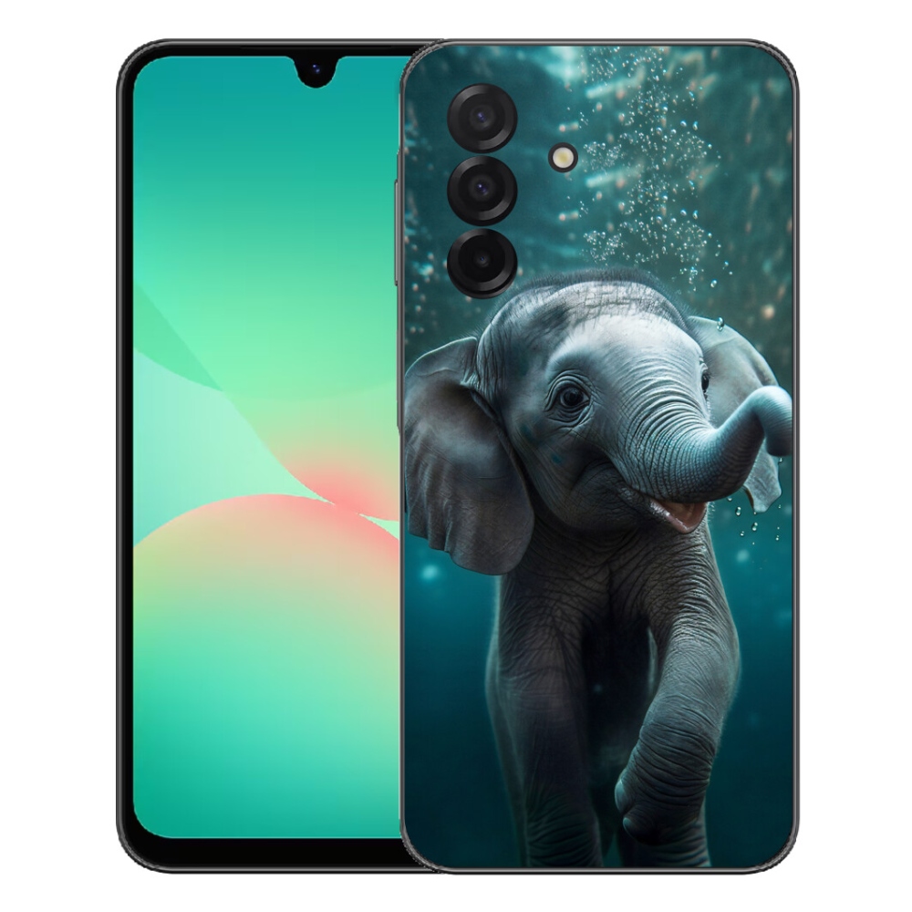 Gelový kryt mmCase na Samsung Galaxy A27 5G - slůně pod vodou