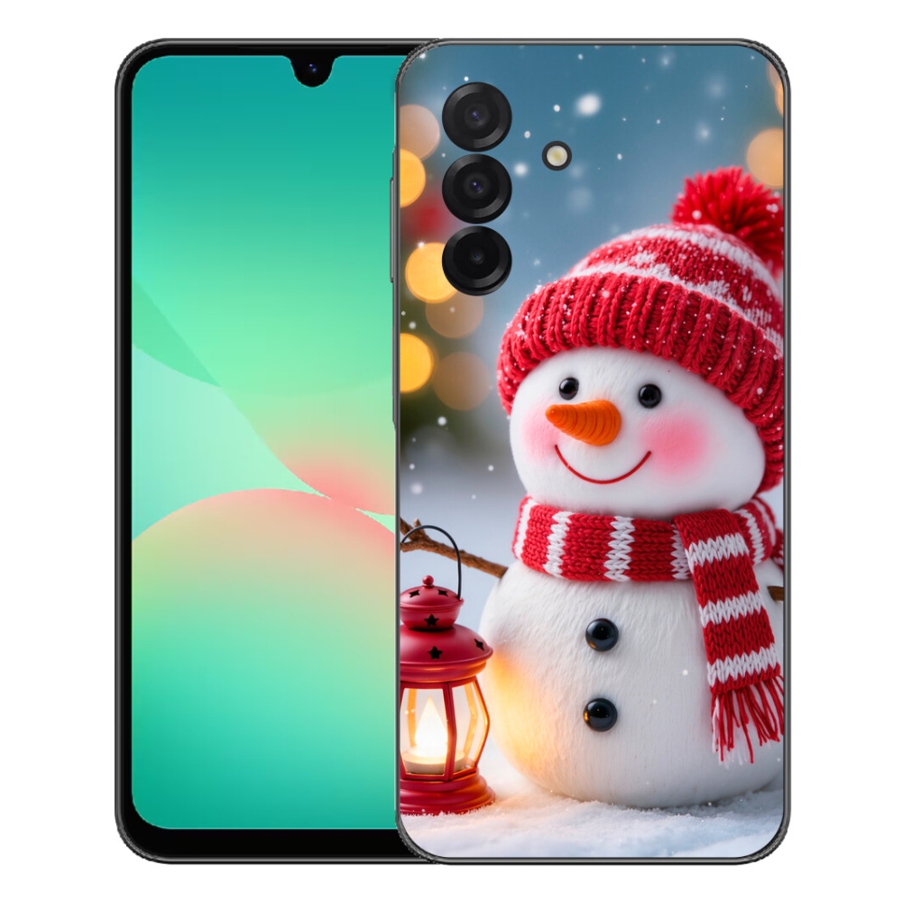 Gelový kryt mmCase na Samsung Galaxy A27 5G - sněhulák 2