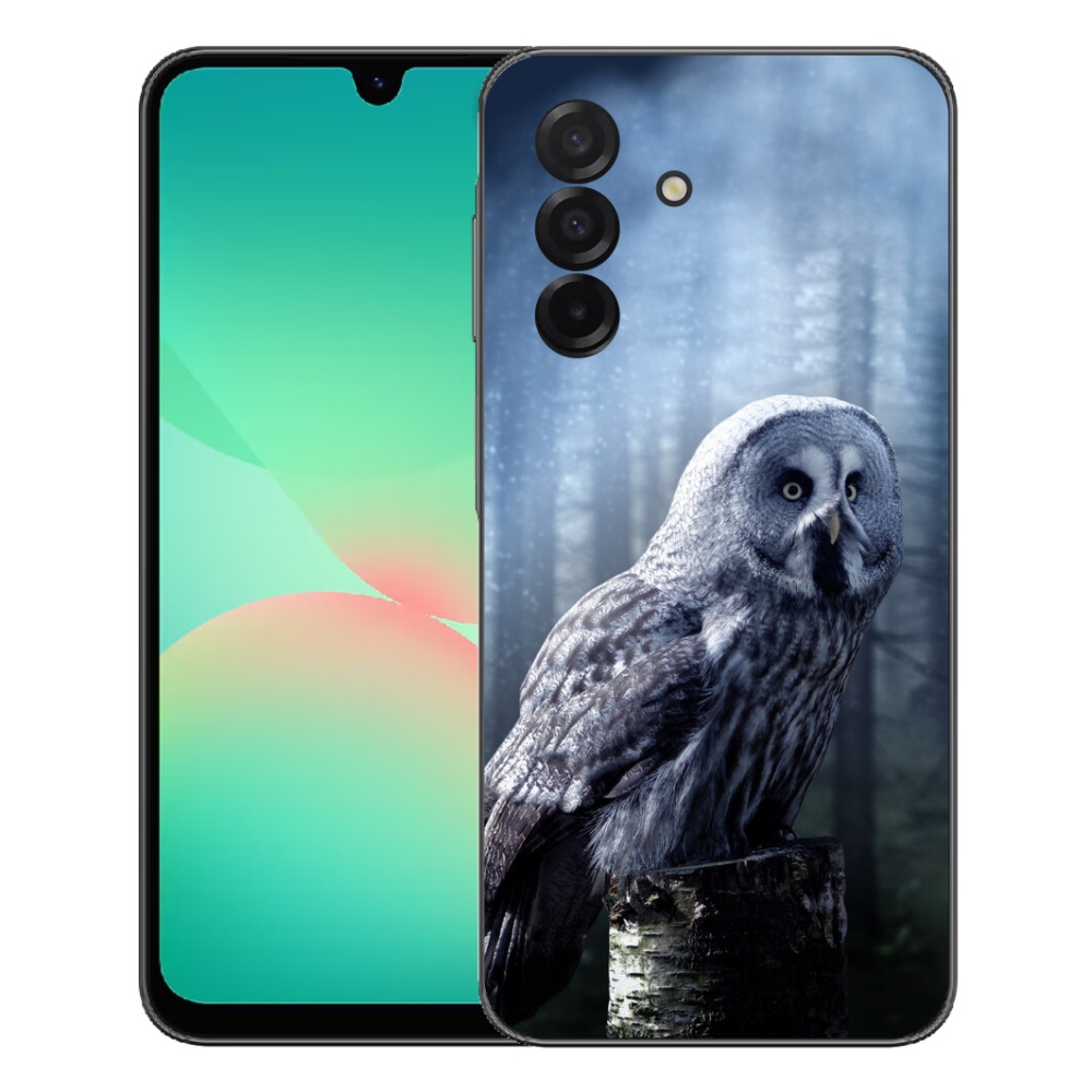 Gelový kryt mmCase na Samsung Galaxy A27 5G - sova