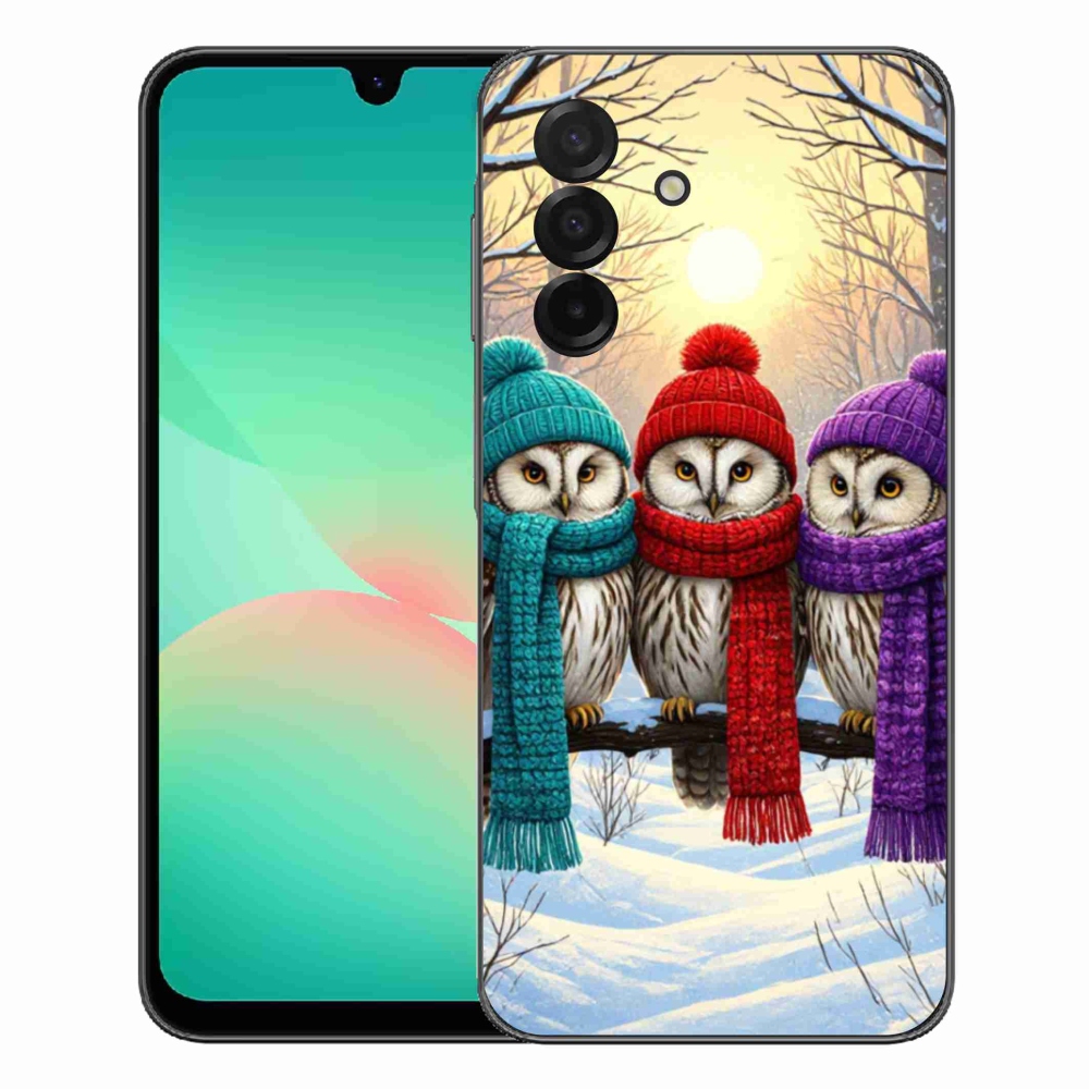 Gelový kryt mmCase na Samsung Galaxy A27 5G - soví přátelé