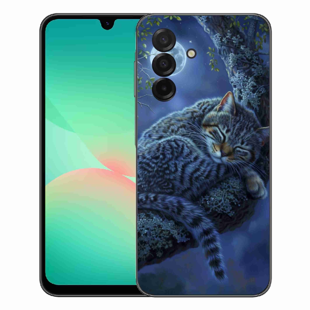 Gelový kryt mmCase na Samsung Galaxy A27 5G - spící kočka