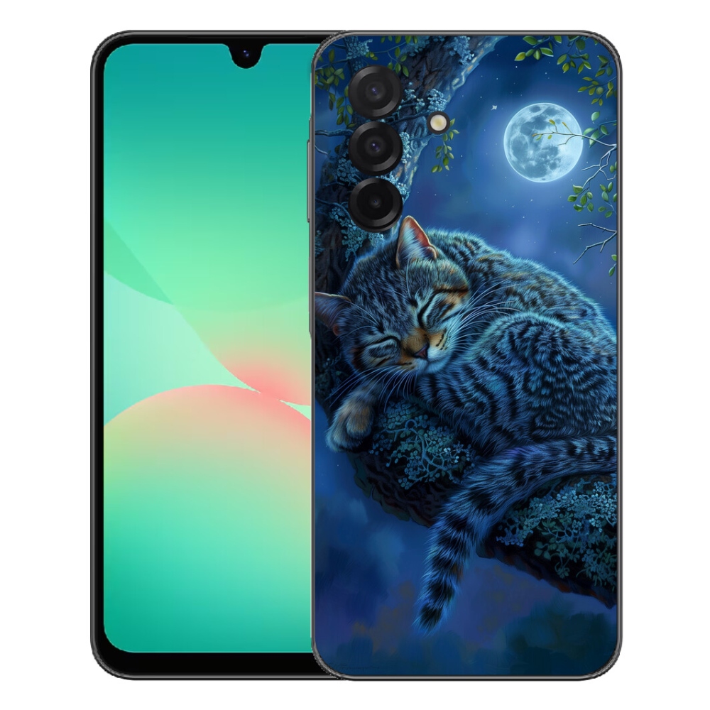 Gelový kryt mmCase na Samsung Galaxy A27 5G - spící kočka
