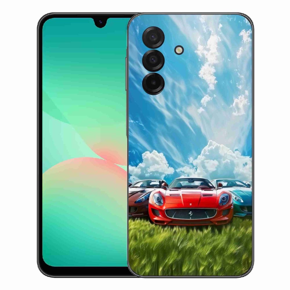 Gelový kryt mmCase na Samsung Galaxy A27 5G - sportovní vozy