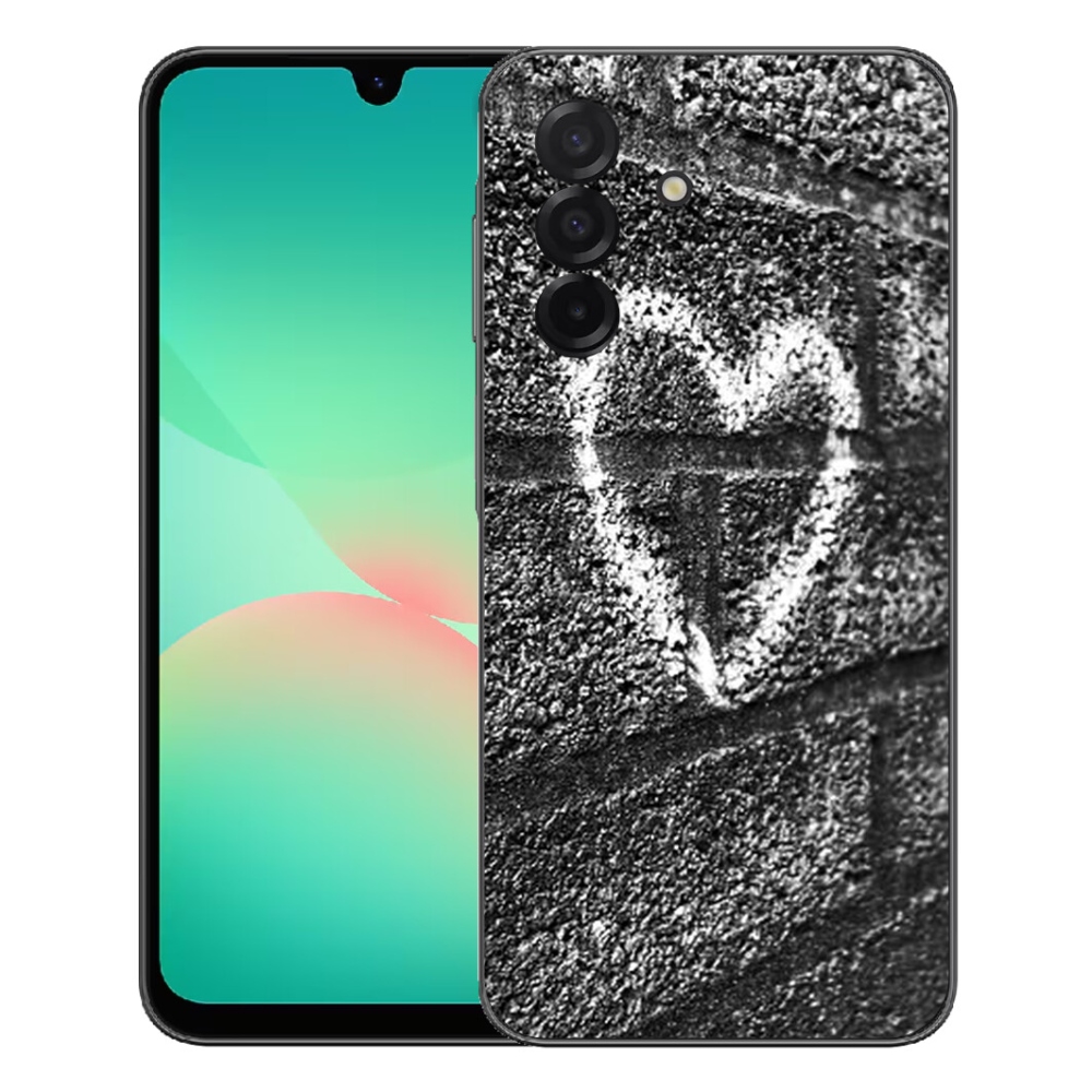Gelový kryt mmCase na Samsung Galaxy A27 5G - srdce na zdi