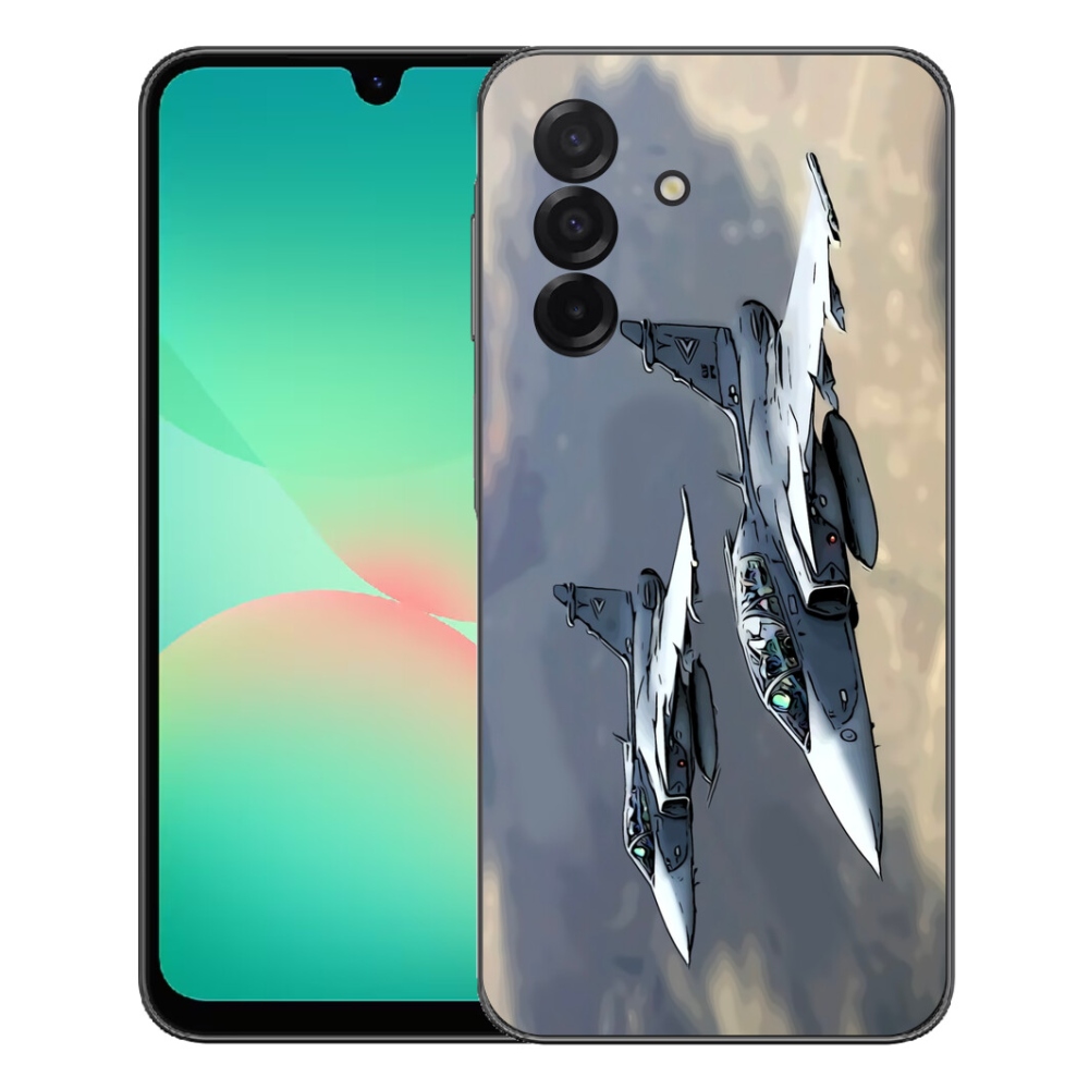 Gelový kryt mmCase na Samsung Galaxy A27 5G - stíhačky