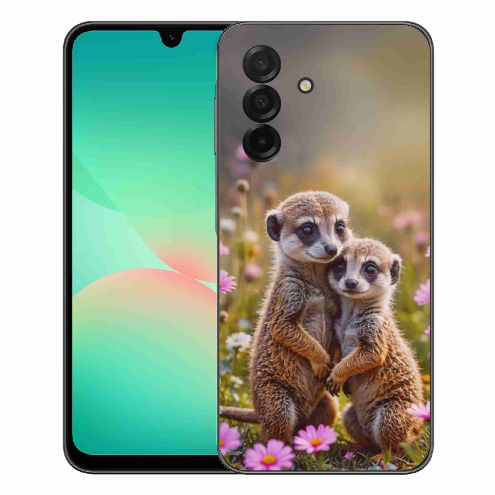 Gelový kryt mmCase na Samsung Galaxy A27 5G - surikatí duo