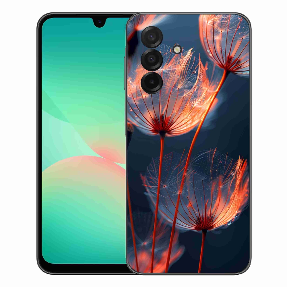 Gelový kryt mmCase na Samsung Galaxy A27 5G - světélkující chmýří