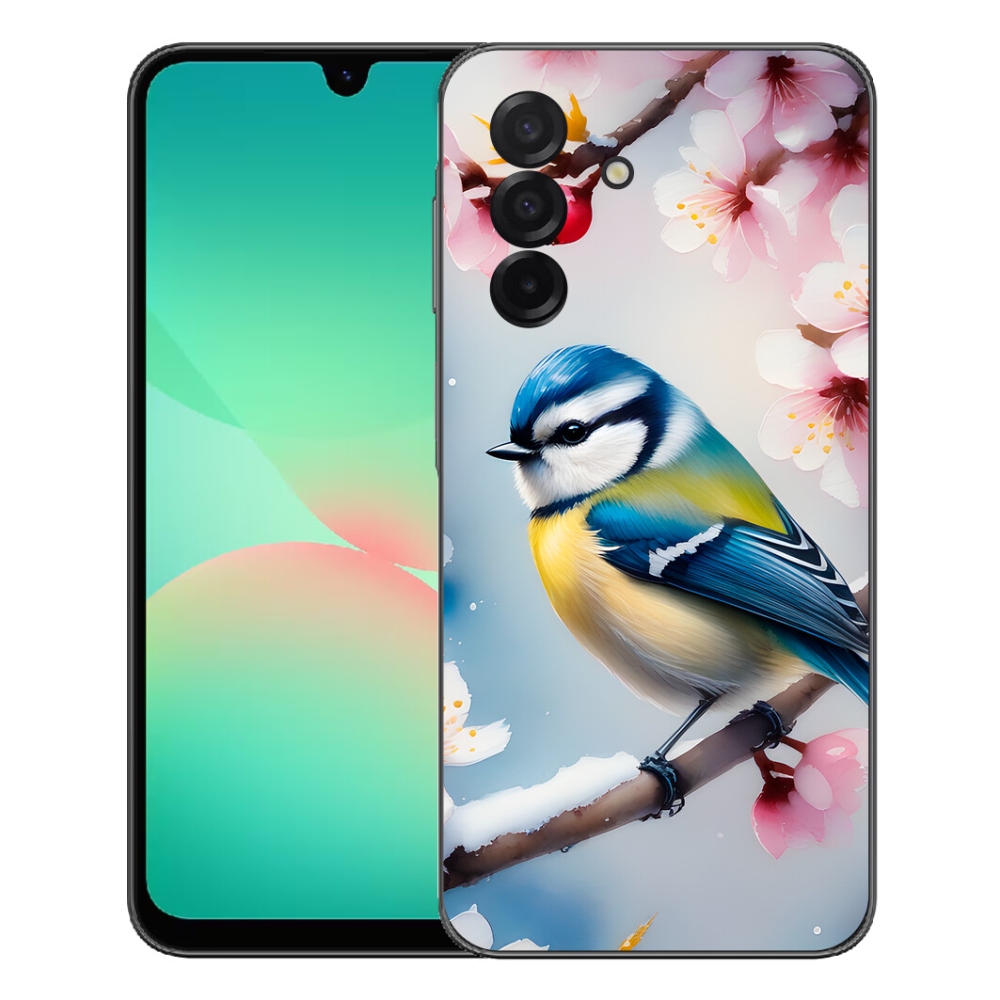 Gelový kryt mmCase na Samsung Galaxy A27 5G - sýkorka