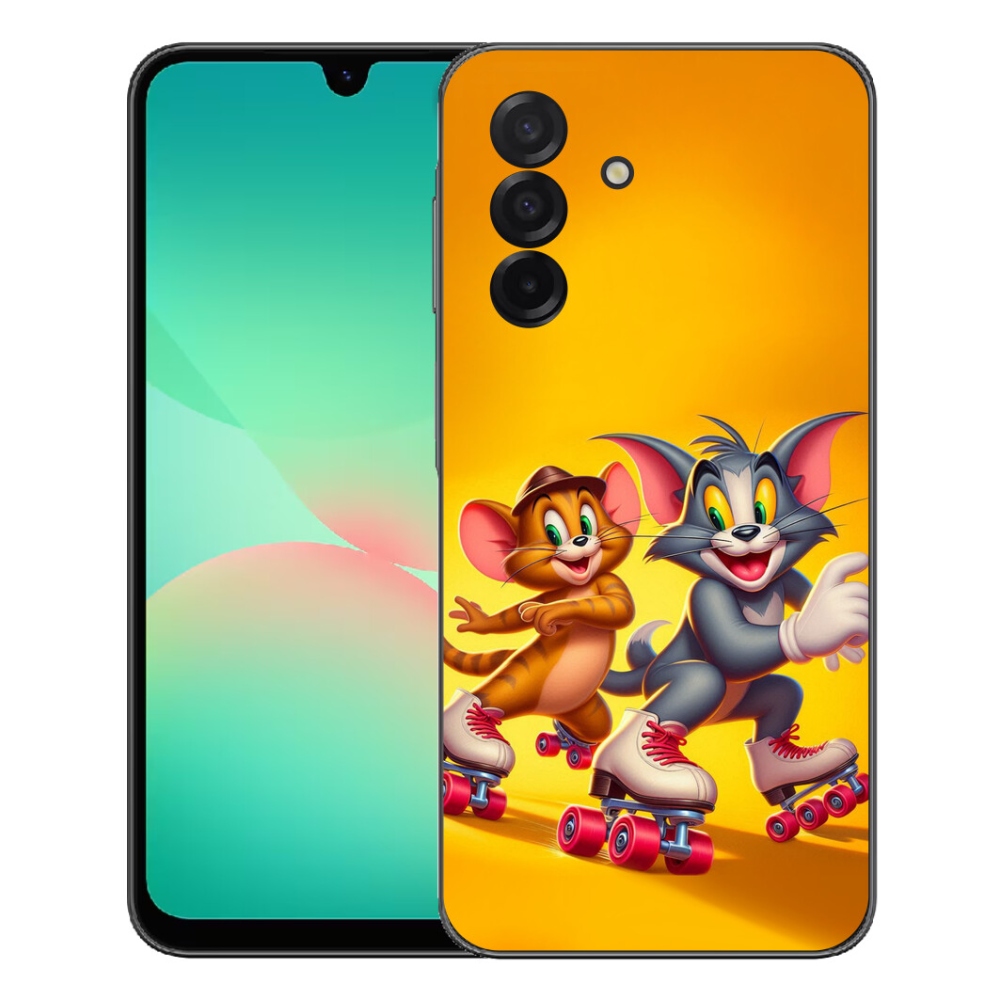 Gelový kryt mmCase na Samsung Galaxy A27 5G - tom a jerry