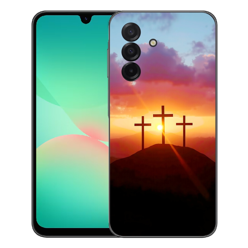 Gelový kryt mmCase na Samsung Galaxy A27 5G - tři kříže