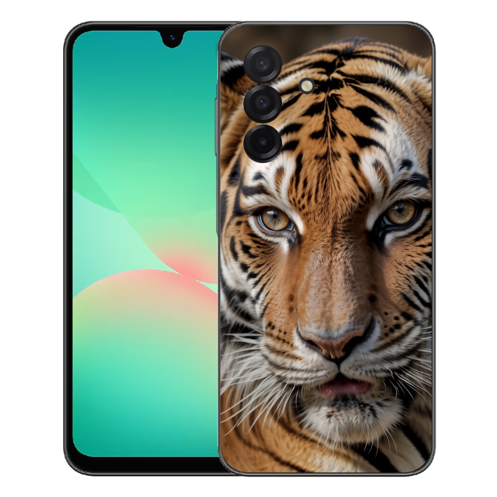 Gelový kryt mmCase na Samsung Galaxy A27 5G - tygří pohled