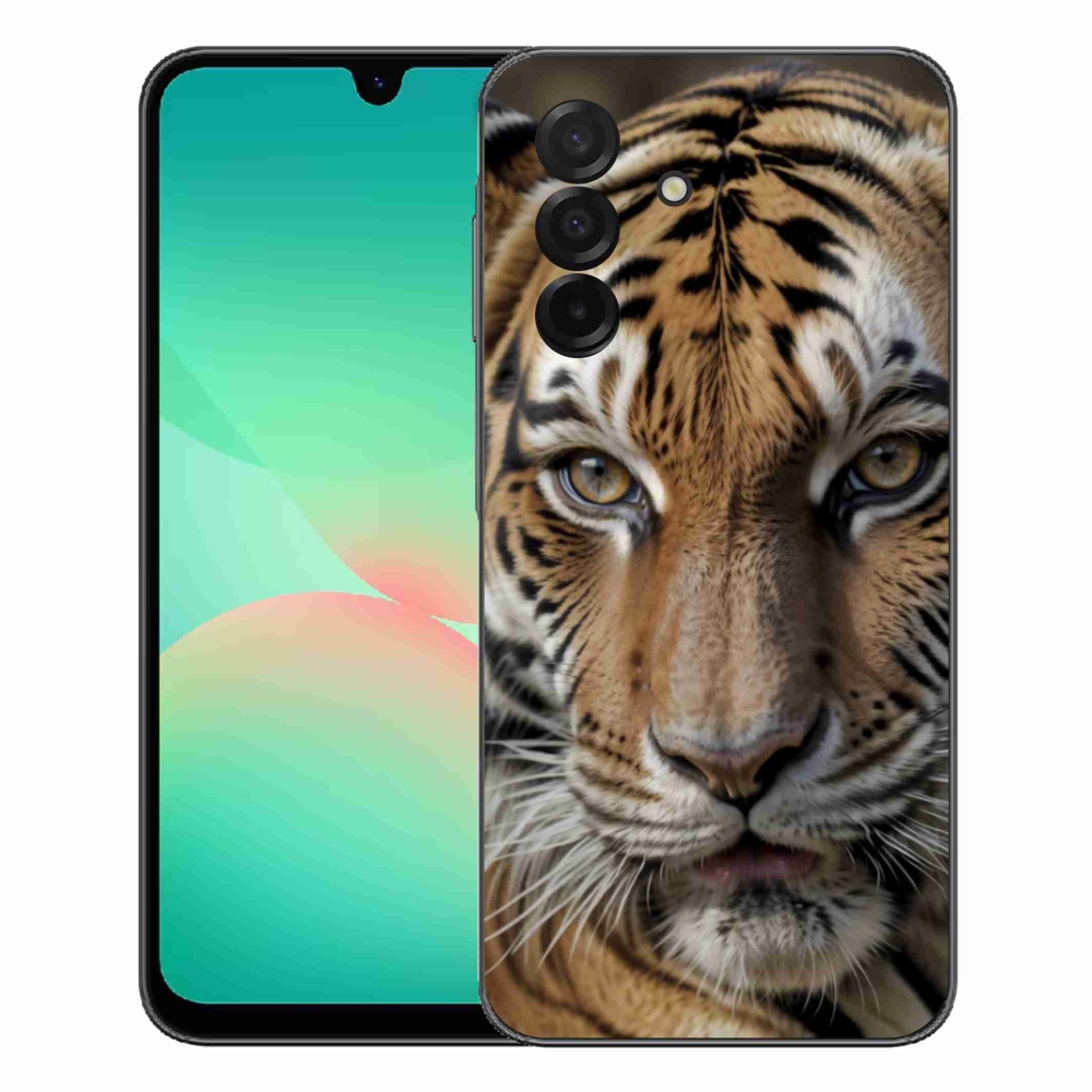 Gelový kryt mmCase na Samsung Galaxy A27 5G - tygří pohled