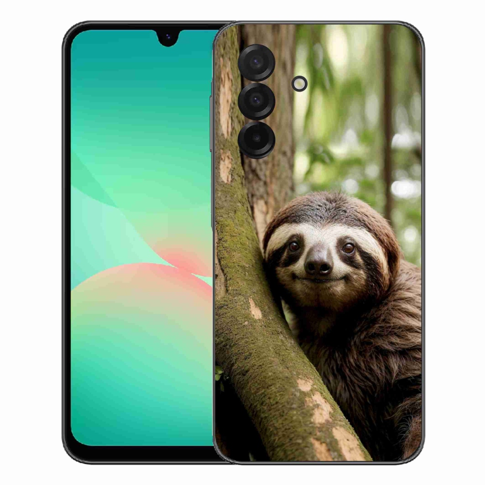 Gelový kryt mmCase na Samsung Galaxy A27 5G - usměvavý lenochod