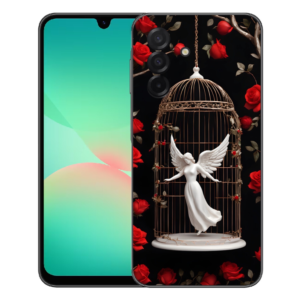 Gelový kryt mmCase na Samsung Galaxy A27 5G - uvězněný anděl