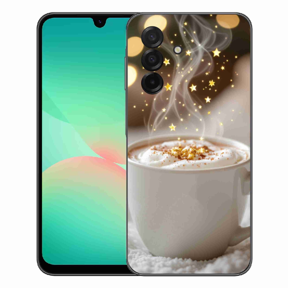 Gelový kryt mmCase na Samsung Galaxy A27 5G - vánoční horký nápoj