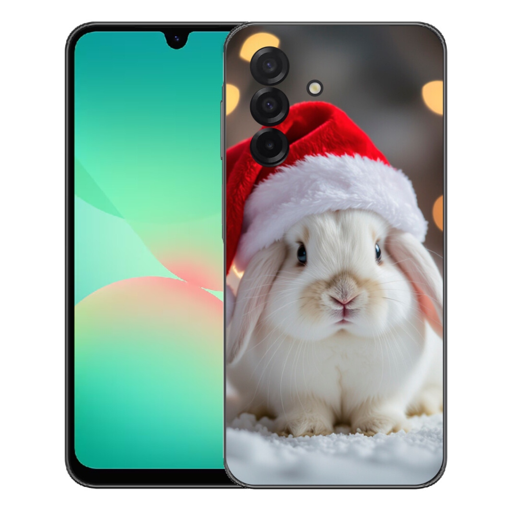 Gelový kryt mmCase na Samsung Galaxy A27 5G - vánoční králík