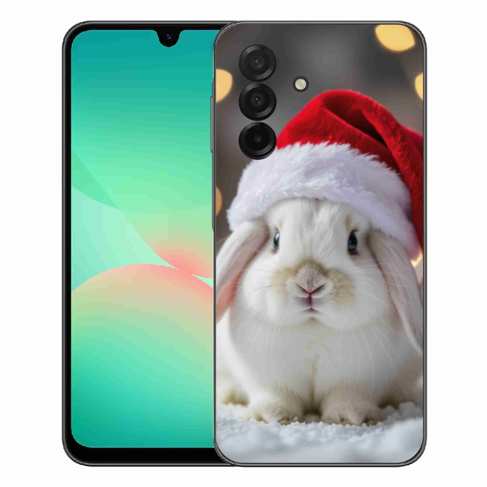 Gelový kryt mmCase na Samsung Galaxy A27 5G - vánoční králík