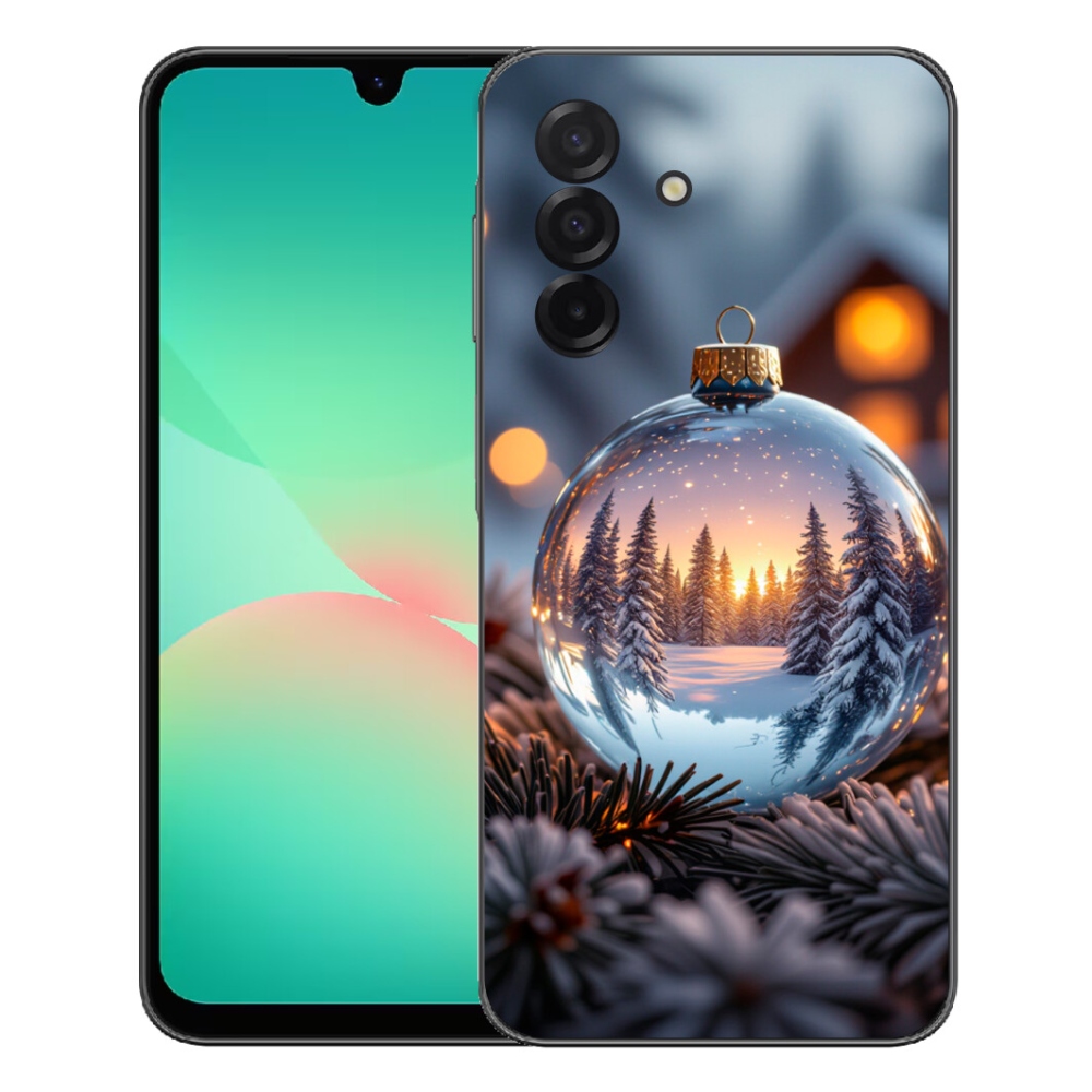 Gelový kryt mmCase na Samsung Galaxy A27 5G - vánoční ozdoba