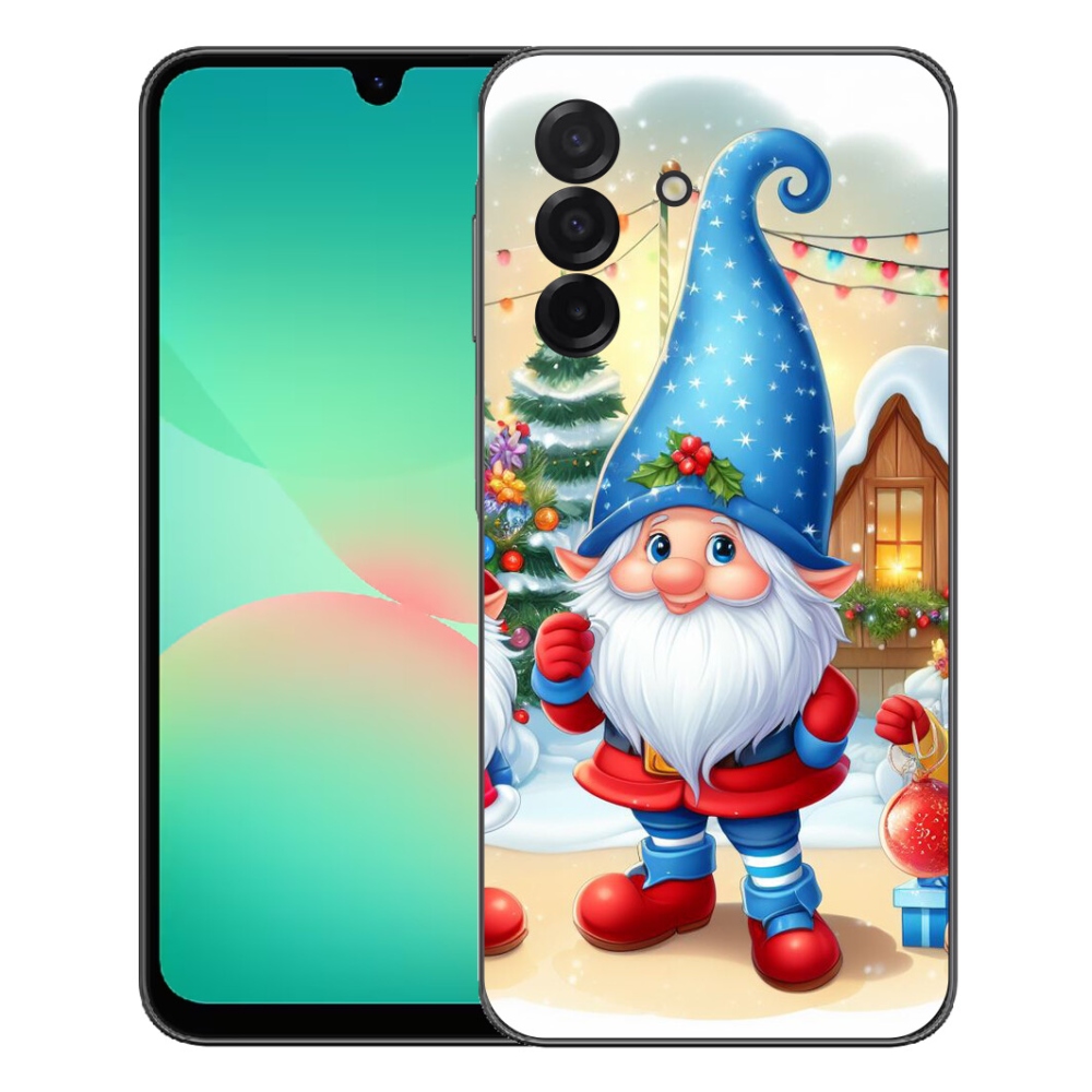 Gelový kryt mmCase na Samsung Galaxy A27 5G - vánoční skřítci