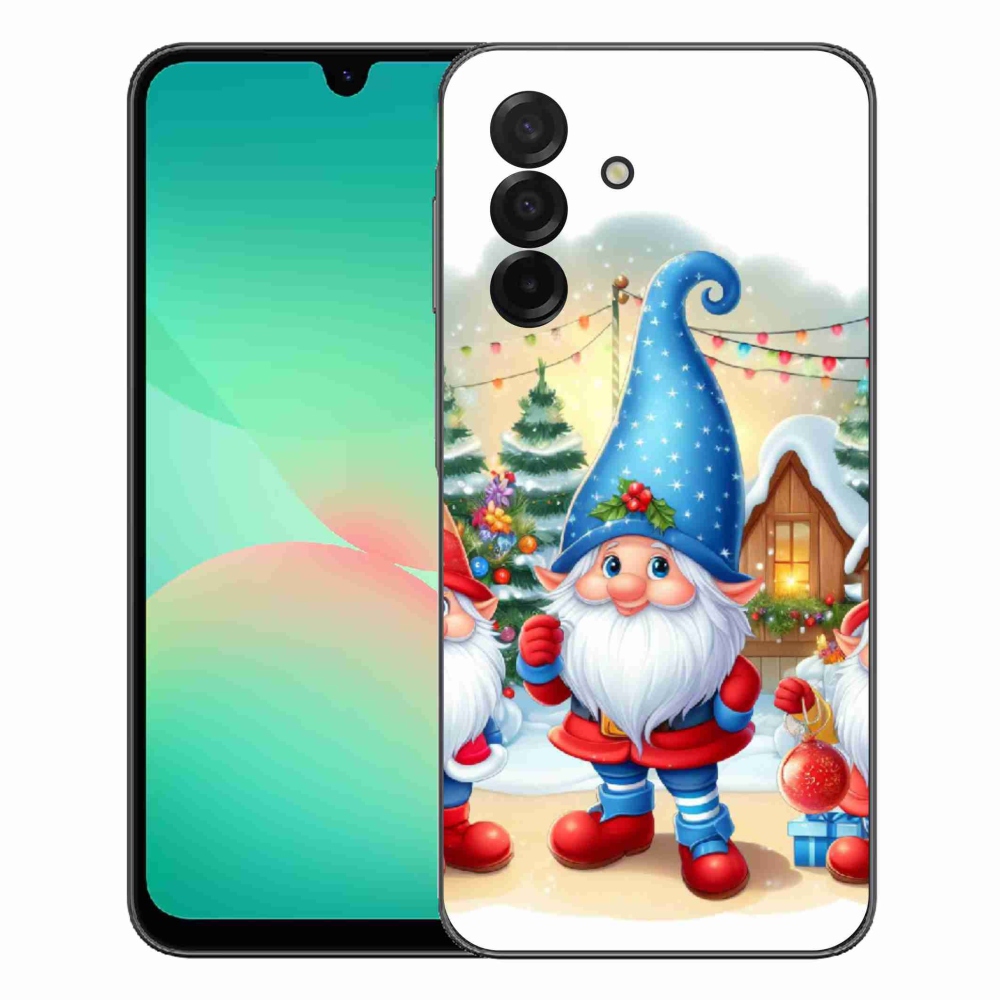 Gelový kryt mmCase na Samsung Galaxy A27 5G - vánoční skřítci