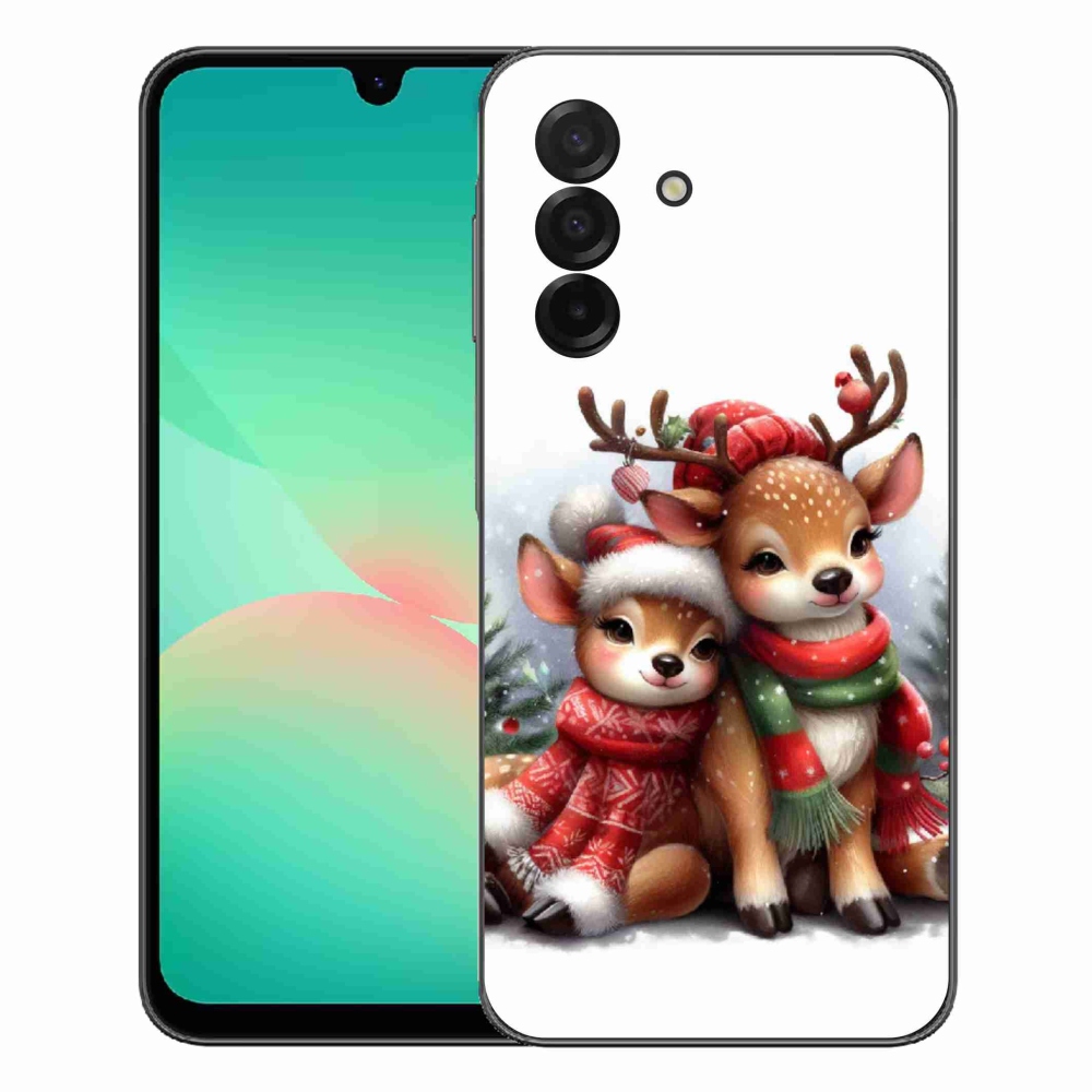 Gelový kryt mmCase na Samsung Galaxy A27 5G - vánoční sobi
