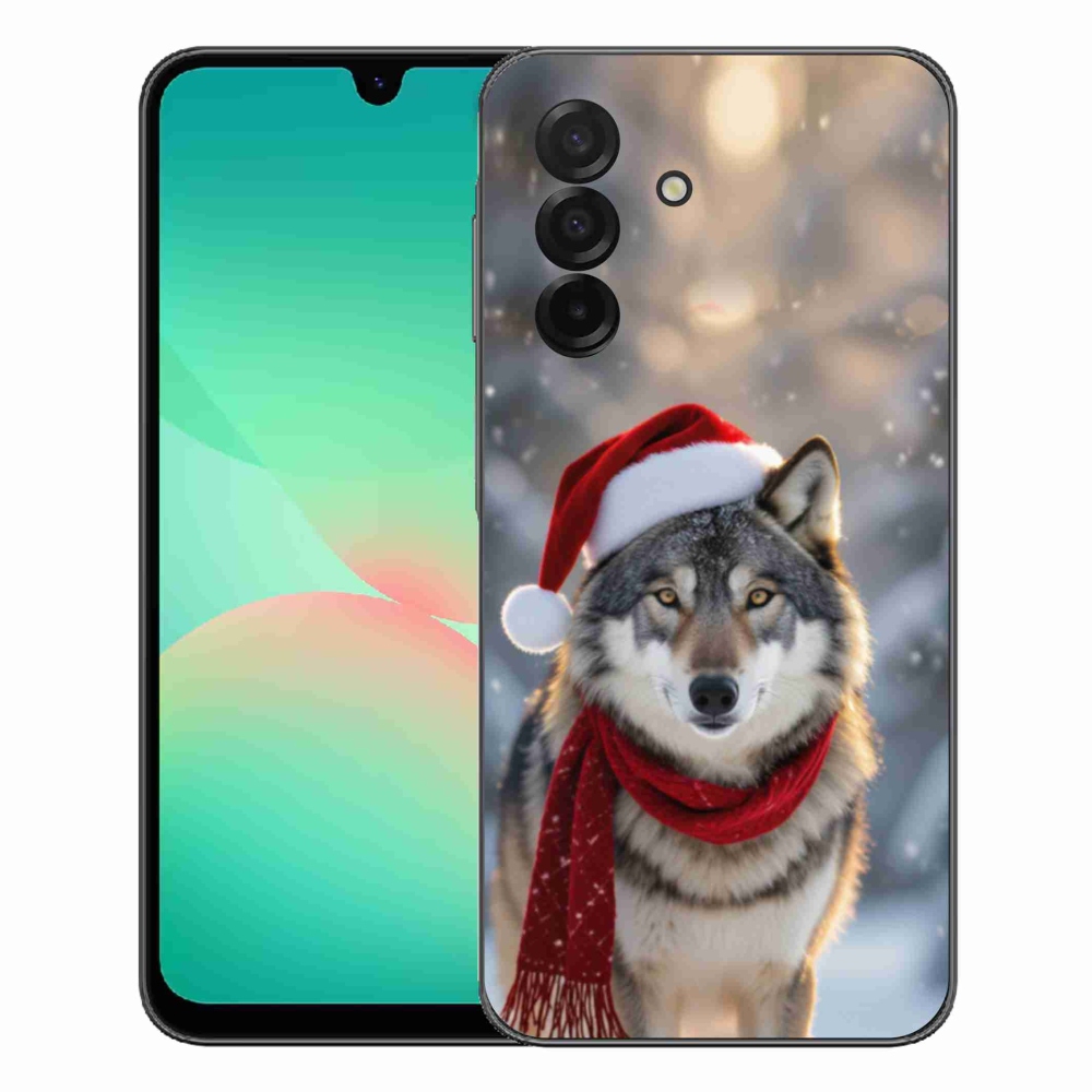 Gelový kryt mmCase na Samsung Galaxy A27 5G - vánoční vlk