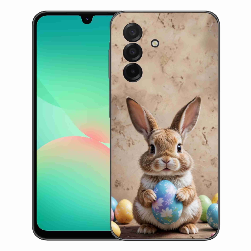 Gelový kryt mmCase na Samsung Galaxy A27 5G - velikonoční králíček