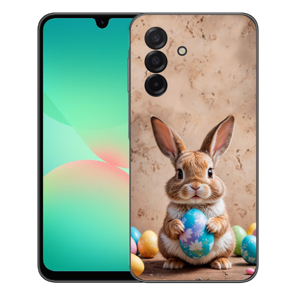 Gelový kryt mmCase na Samsung Galaxy A27 5G - velikonoční králíček