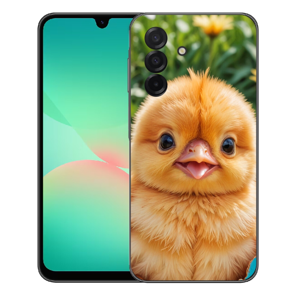 Gelový kryt mmCase na Samsung Galaxy A27 5G - veselé kuřátko