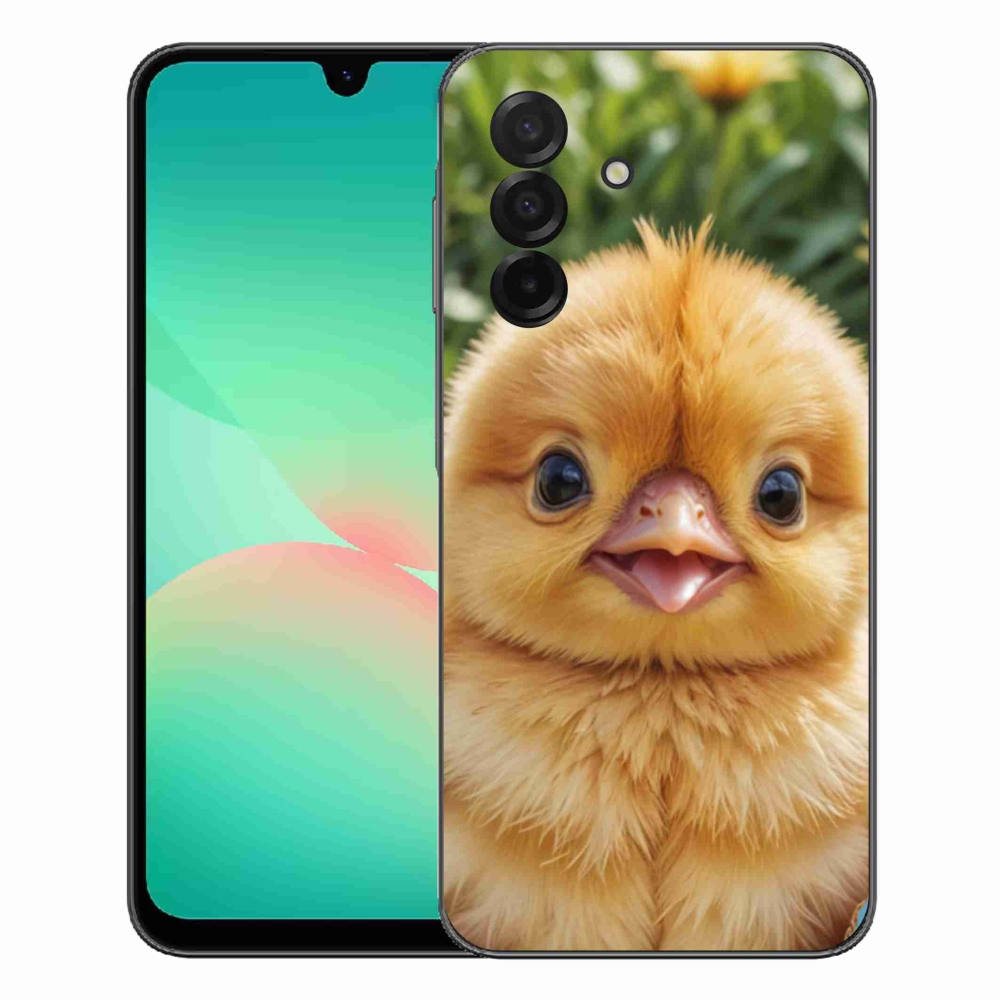 Gelový kryt mmCase na Samsung Galaxy A27 5G - veselé kuřátko