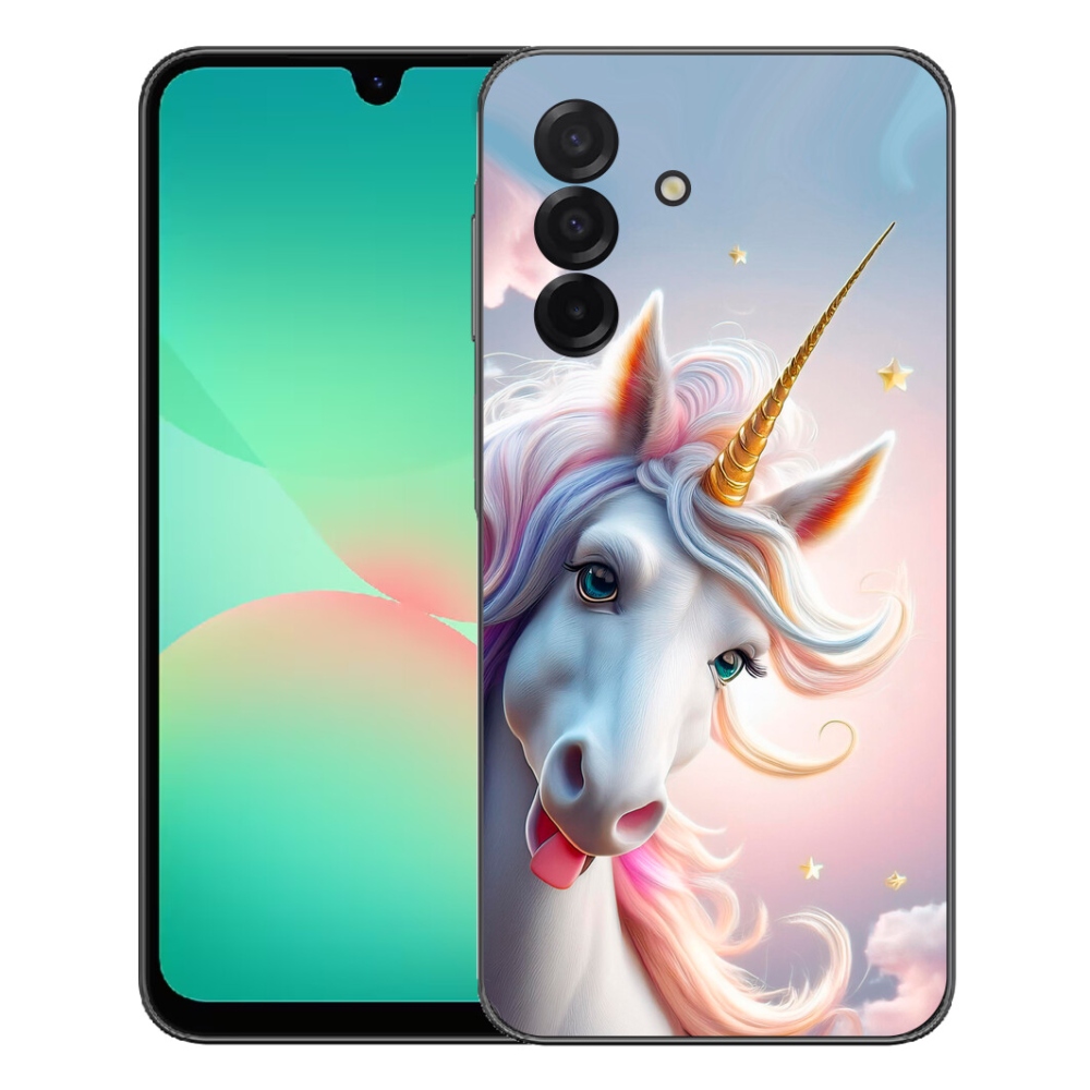 Gelový kryt mmCase na Samsung Galaxy A27 5G - veselý jednorožec