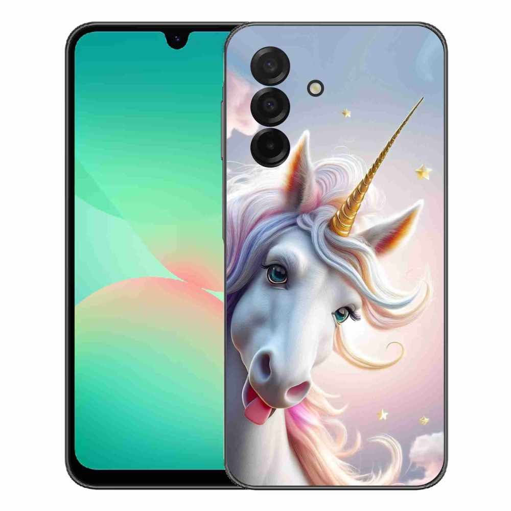 Gelový kryt mmCase na Samsung Galaxy A27 5G - veselý jednorožec