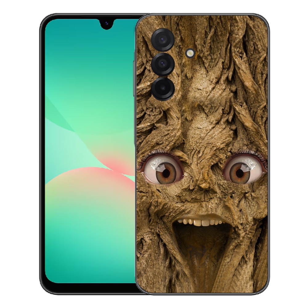 Gelový kryt mmCase na Samsung Galaxy A27 5G - veselý strom s očima