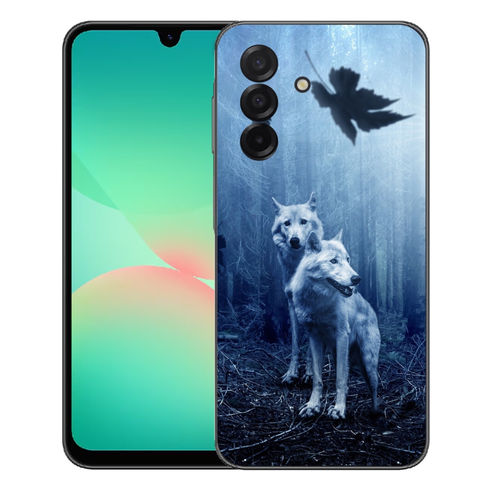 Gelový kryt mmCase na Samsung Galaxy A27 5G - vlci v lese