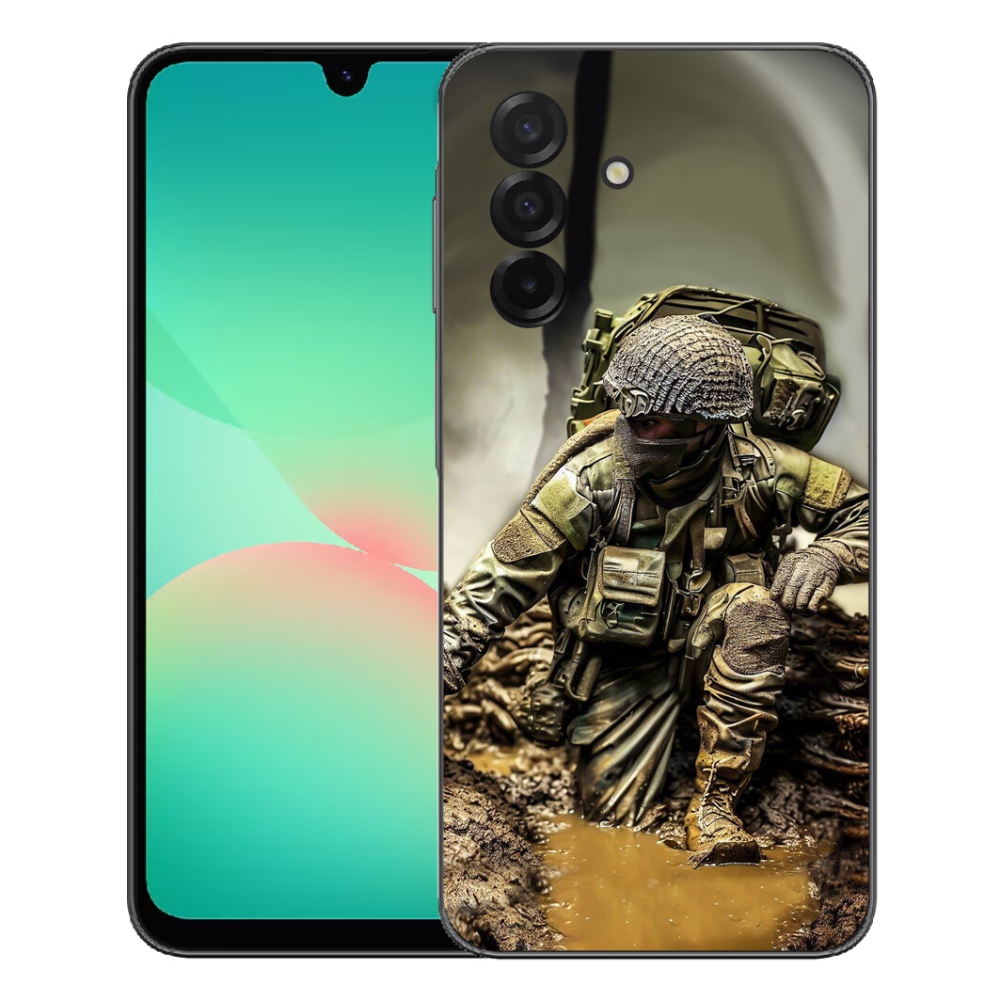 Gelový kryt mmCase na Samsung Galaxy A27 5G - voják