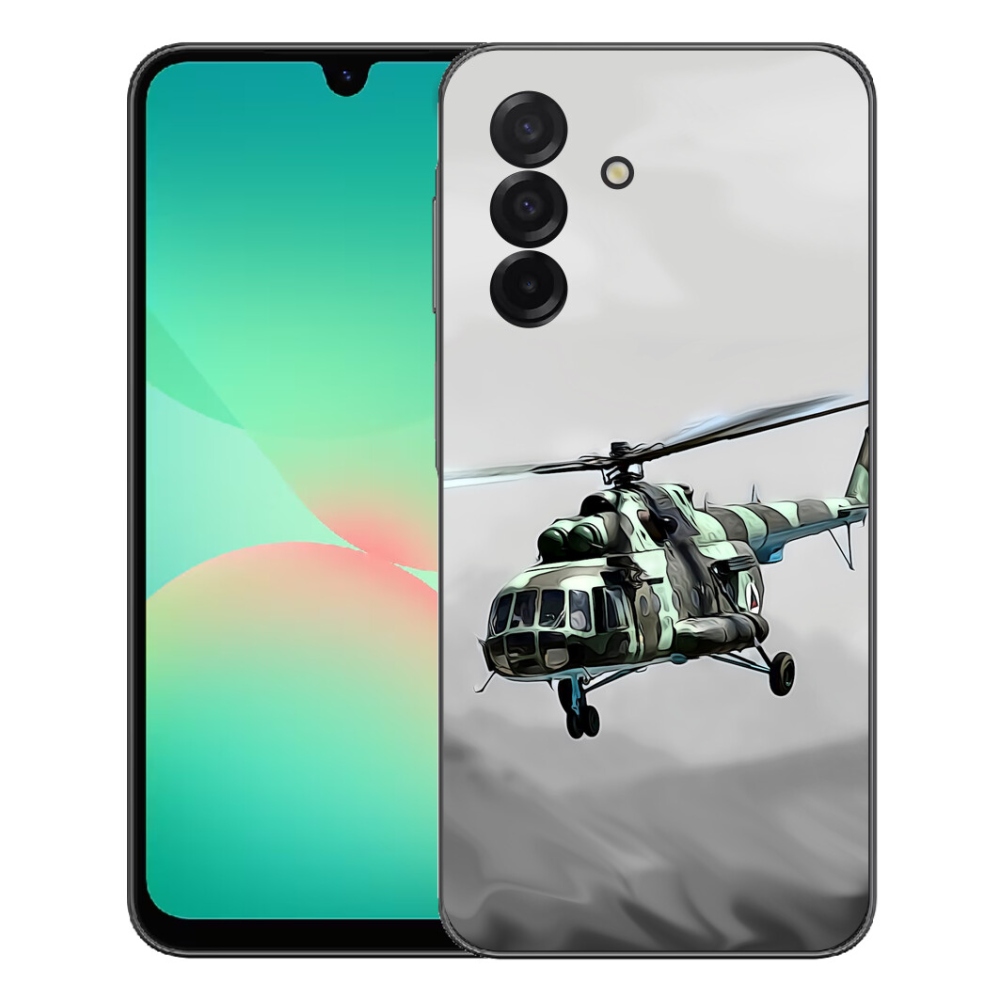 Gelový kryt mmCase na Samsung Galaxy A27 5G - vojenský vrtulník