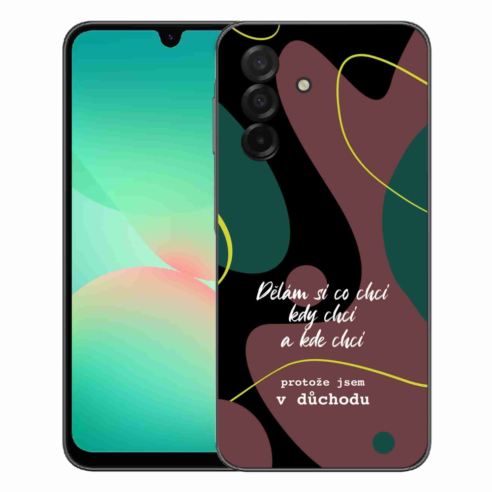 Gelový kryt mmCase na Samsung Galaxy A27 5G - vtipný text 10 černé pozadí